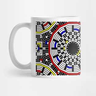 Geometric Pattern Bold And Lines Mug